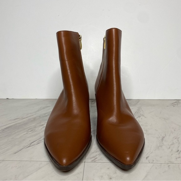 Franco Sarto Smalls Brown Faux Leather Bootie 11M - Picture 2 of 14